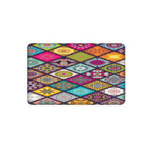 Perzische Creditcard Sticker — Roze Kleurrijk Design