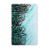 Perzische Creditcard Sticker — Blauwe Kalligrafie