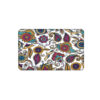 Perzische Creditcard Sticker — Wit Paisley Patroon