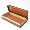 Houten geschenkdoos met Perzische kalligrafie
