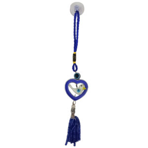 Boze Oog Autospiegel Hanger Ornament – Hart