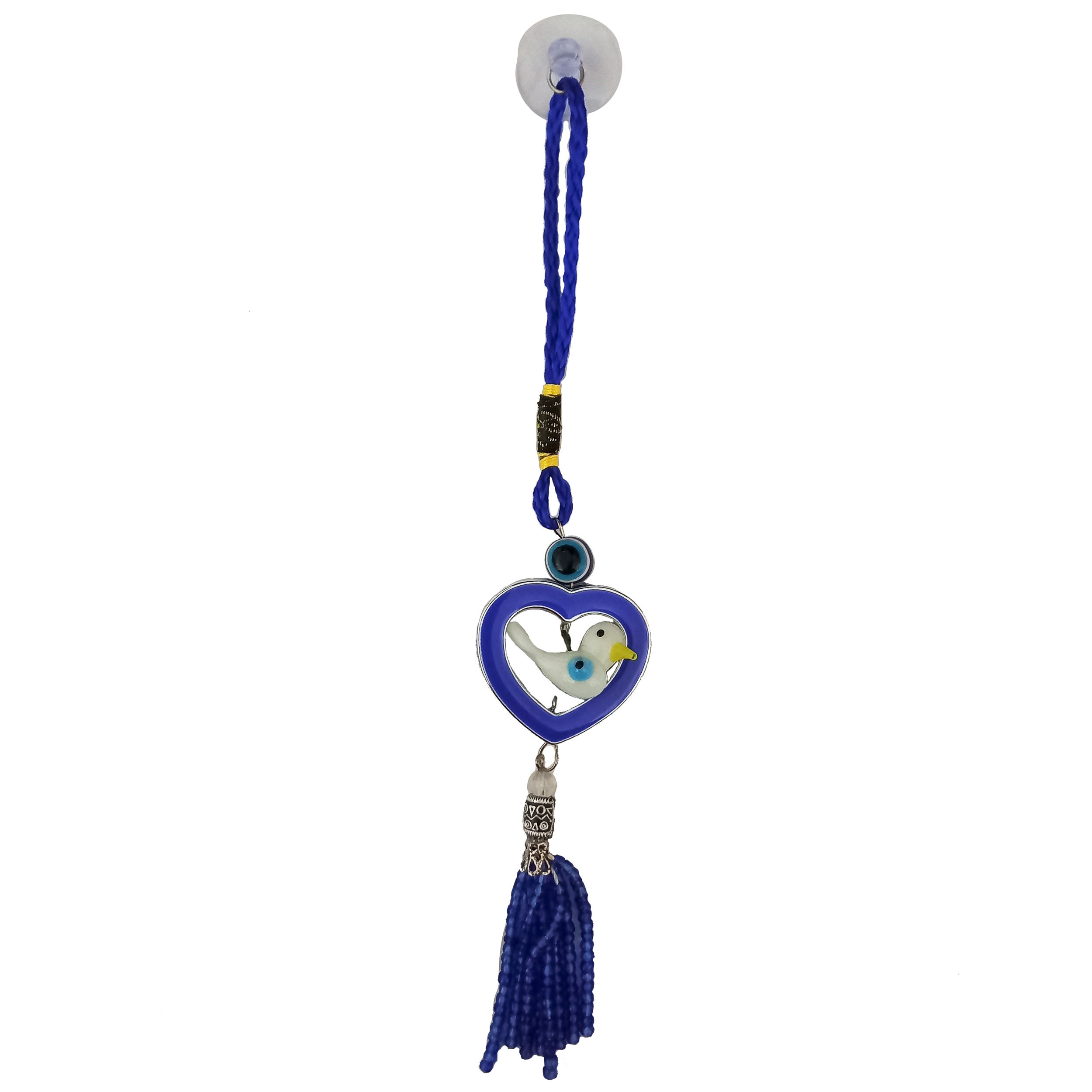Boze Oog Autospiegel Hanger Ornament – Hart