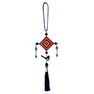 Boze Oog Autospiegel Hanger Ornament – Traditioneel Ontwerp