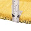 Echt handgeknoopt Perzisch Gabbeh tapijt - Abstract bloemenontwerp, Geel, Wol