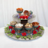 Haft-Sin Set voor Nowruz – Koperkleurig met Turkooisinleg