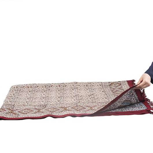 Iraanse Tafelkleed: Traditionele Kalamkari Blockprint van Isfahan Abtin