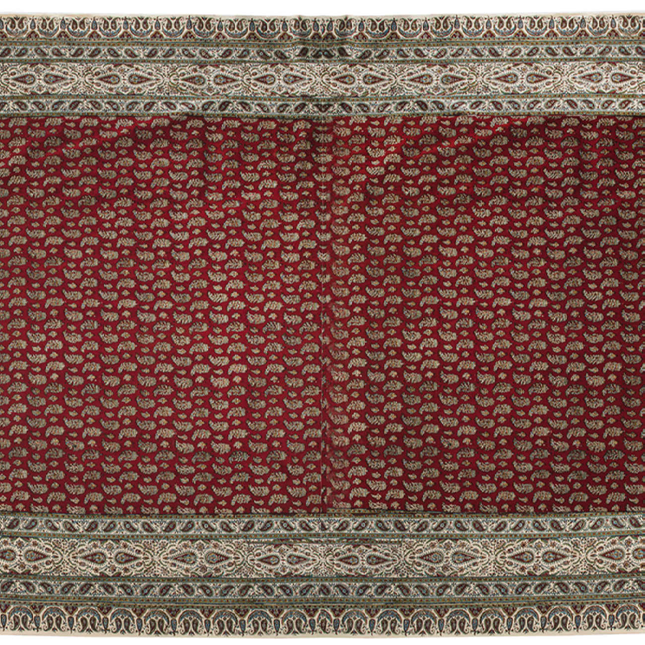 Iraanse Tafelkleed: Traditionele Kalamkari Blockprint van Isfahan Atrina