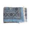 Iraanse Tafelkleed: Traditionele Kalamkari Blockprint van Isfahan Blauw