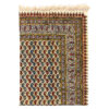 Iraanse Tafelkleed: Traditionele Kalamkari Blockprint van Isfahan Bruin