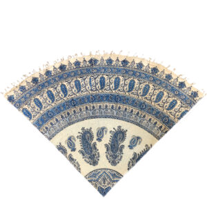 Iraanse Tafelkleed: Traditionele Kalamkari Blockprint van Isfahan Ghajar