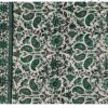 Iraanse Tafelkleed: Traditionele Kalamkari Blockprint van Isfahan Groen