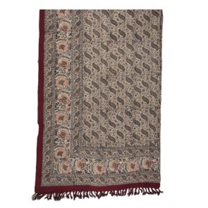 Iraanse Tafelkleed: Traditionele Kalamkari Blockprint van Isfahan Momtazi