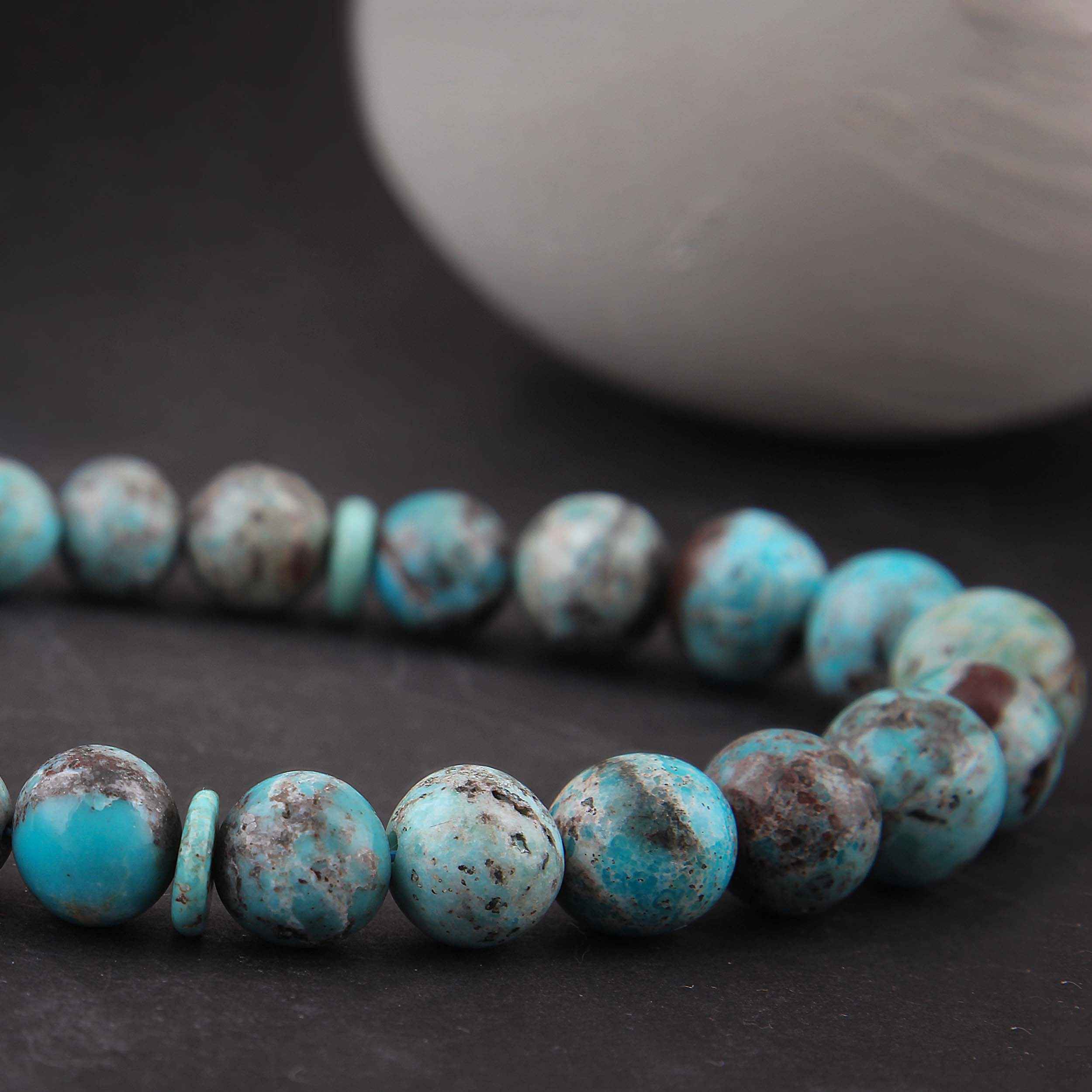 Perzische Neyshabur Turkoois Rozenkrans: Gebed 33 Kralen Handgemaakt Tasbih