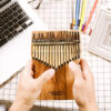 Gecko Kalimba 17-Toets Duimpiano K17Cap