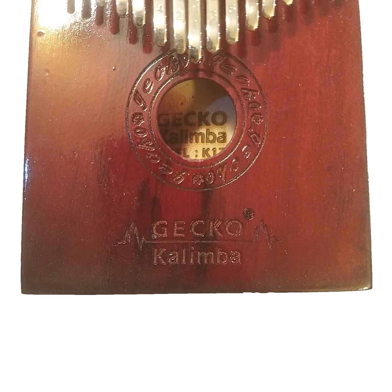 Gecko Kalimba 17-Toets Acajouhout KLL
