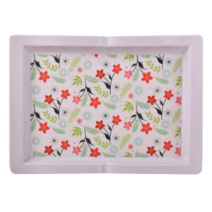 Melamine Dienblad Wit – Bloemontwerp