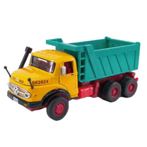 Mercedes-Benz Kurzhauber Model 1959 Kiepwagen Speelgoedvrachtwagen Diecast met Muziek en Koplampen