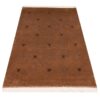 Origineel handgeknoopt Perzisch minimalistisch Gabbeh tapijt - Effen, Bruin, Wol