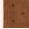 Origineel handgeknoopt Perzisch minimalistisch Gabbeh tapijt - Effen, Bruin, Wol