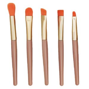 5-Delige Filbert Borstel Penseelset voor Aquarel, Acryl & Gouache
