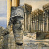 Handgeknoopt Perzisch beeldtapijt uit Tabriz ‘Persepolis’