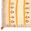 Handgeknoopt Perzisch Gabbeh loper - Geometrisch, Crème, Wol