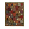 Perzisch Patchwork Kilim Tapijt Handgeweven Baksteenrood