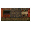 Perzisch Patchwork Kilim Tapijt Handgeweven Baksteenrood