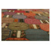Perzisch Patchwork Kilim Tapijt Handgeweven Baksteenrood