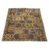 Vintage Patchwork Tapijt Geometrisch – Bruin Wol