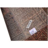 Vintage Perzisch Handgeknoopt Patchwork Tapijt Bruin Vierkant