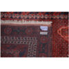 Vintage Perzisch Handgeknoopt Patchwork Tapijt Tribaal Rood