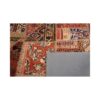 Vintage Patchwork Tapijt Baksteenrood – Vierkant Wol