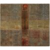 Vintage Patchwork Tapijt Saliegroen – Katoen