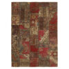 Vintage Perzisch Handgeknoopt Patchwork Tapijt Rood
