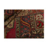 Vintage Perzisch Handgeknoopt Patchwork Tapijt Rood