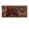 Vintage Perzisch Handgeknoopt Patchwork Tapijt Rood