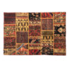 Vintage Patchwork Tapijt Geel – Geometrisch Wol