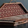 Perzische Santur Harde Koffer Luxe Handgemaakt van Hout & Leer
