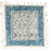 Perzisch Tafelkleed Kalamkari - Handgemaakte Blokdruk Isfahan - Atriyan Blauw