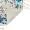 Perzisch Tafelkleed Kalamkari - Handgemaakte Blokdruk Isfahan - Atriyan Blauw