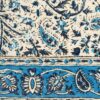 Perzisch Tafelkleed Kalamkari - Handgemaakte Blokdruk Isfahan - Atriyan Blauw