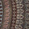 Perzisch Tafelkleed Kalamkari - Handgemaakte Blokdruk Isfahan - Darin Grijs
