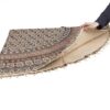 Perzisch Tafelkleed Kalamkari - Handgemaakte Blokdruk Isfahan - Darin Grijs