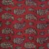 Perzisch Tafelkleed Kalamkari - Handgemaakte Blokdruk Isfahan - Diba Rood