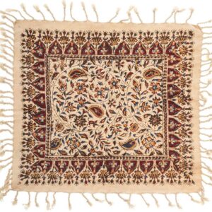 Perzisch Tafelkleed Kalamkari – Handgemaakte Blokdruk Isfahan – Doris II Bloemen
