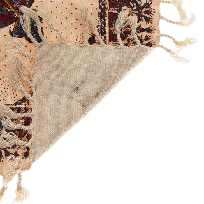Perzisch Tafelkleed Kalamkari – Handgemaakte Blokdruk Isfahan – Taras Bloemen