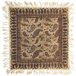 Perzisch Tafelkleed Kalamkari – Handgemaakte Blokdruk Isfahan – Vira II Paisley
