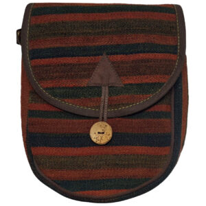 Handgemaakte Kilim Crossbody Schoudertas in Klassieke Strepen