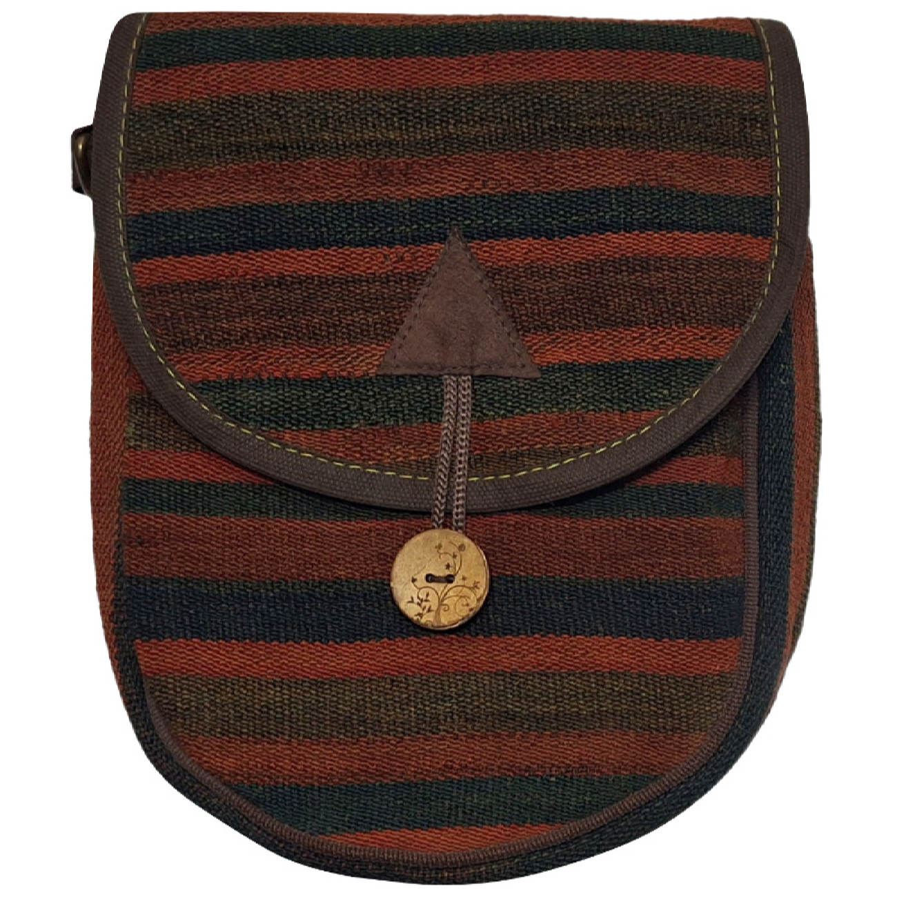Handgemaakte Kilim Crossbody Schoudertas in Klassieke Strepen